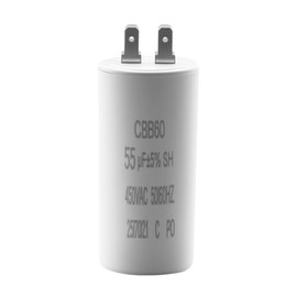 55uF 55 MFD Garage Door Opener Capacitor - Round Start Capacitor. Compatible with Liftmaster 30B532