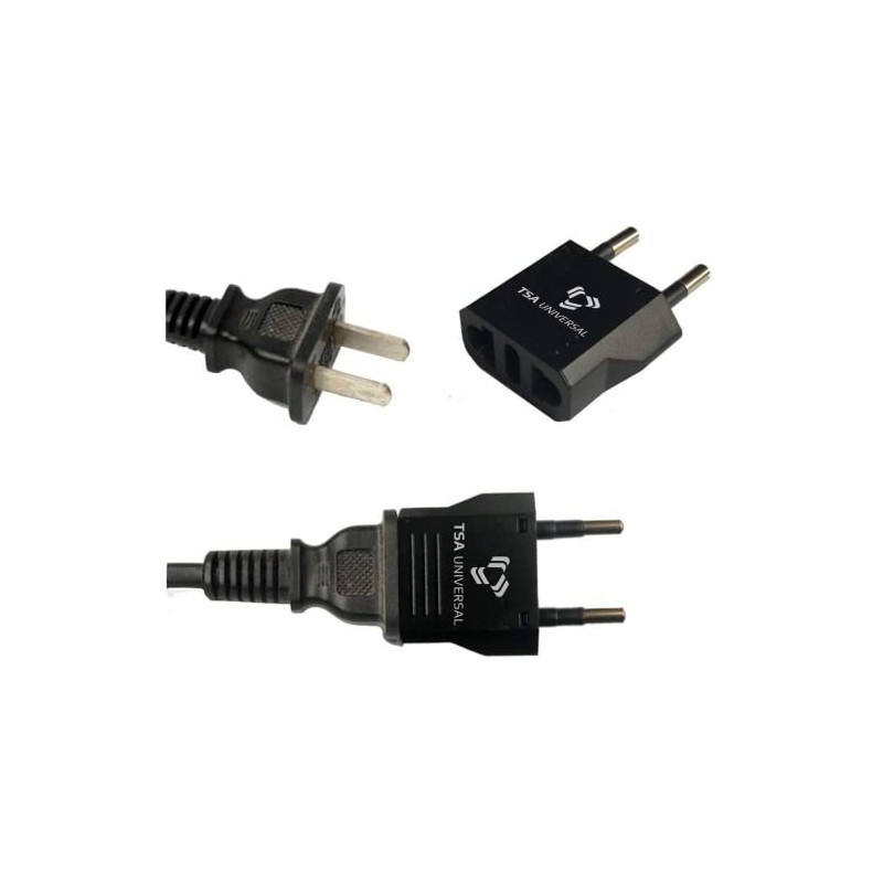 United States to Saint Barthelemy/St Barts Travel Power Adapter to