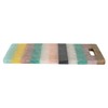 Creative Co-Op Marbled Resin Striped Cheese and Serving Board with