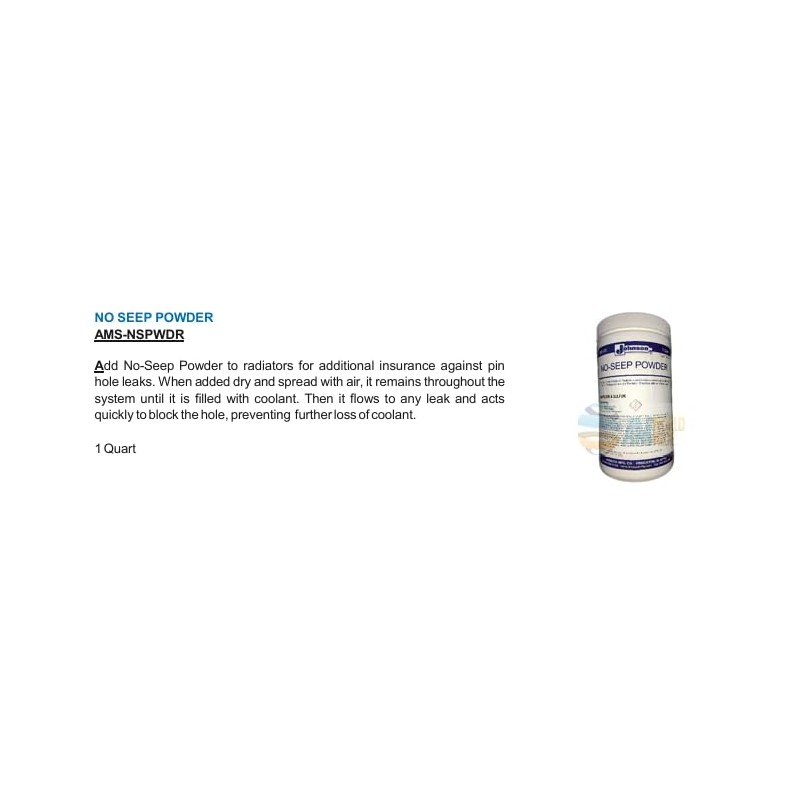 AM Worldwide Radiator Stop Leak Powder No-Seep Powder for Aluminum
