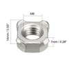 sourcing map Pack of 20 Welding Nuts M8 Square UNC