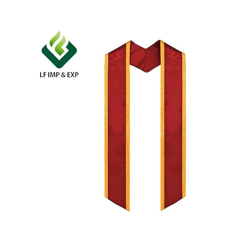 Wholesale Graduation Stole With Trim in Various ColorsSize: 72", Color: