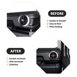 Alloy Car Headlight Switch Button Cover Trim for Ineos Grenadier 2020-2024 Air Vent Lever Cover Wind Outlet Knob Decoration Trims (Red, Car Air Side Outlet Vent Trim Cover)