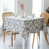 ACEmedia Pastoral Square Tablecloth - 140cm×140cm - Linen Fabric Table