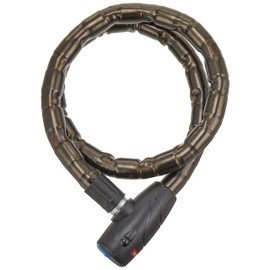 Emerson EM-264 Anti-Theft Equipment Steel Link Lock, Total Length 47.2 x Diameter 0.9 inches (1200 x 22 mm), Earth Lock, Strong Lock with Steel Links Over Wire, Vinyl Coat, Scratch Resistant Vinyl