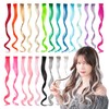 Classe One-touch Curl Extensions, Set of 4, Solid Color, Curly