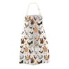 JTOUK Funny Chickens Kitchen Apron Rooster Lover Gift Farmhouse Gift