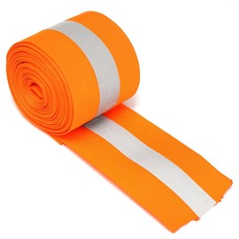 Reflective Tape Safty Strip Sew on Lime Synth 3 Meters - Orange