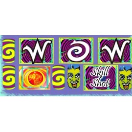 CIRQUS VOLTAIRE PINBALL DELUXE Target Cushioned Decals