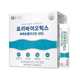 종근당 프리바이오틱스 프락토올리고당 유산균 30포 Jonggeun-dang Prebiotics Fructooligosaccharides Probiotics 30 Packs