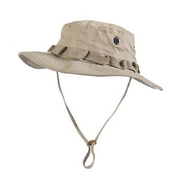 US Army Tropic Camo Hat - Boonie Hat - Slouch Bush Hat - Sloppy Hat - Various Colour and Sizes Available - Beige, L