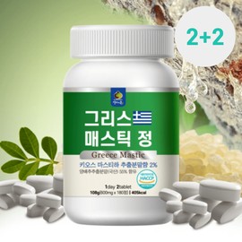 Acorns Partners Greek Mastic Gum Chiosan Mastic 180 tablets, 4 pieces / 그리스 매스틱검 키오스산 매스틱 180정, 4개