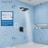 Airuida Shower Faucet Set Bathroom Rain Shower System SUS304 Stainless