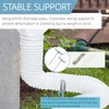 2pcs Premium Adjustable Gutter Downspout Extensions U Bracket, Heavy-Duty Galvanized