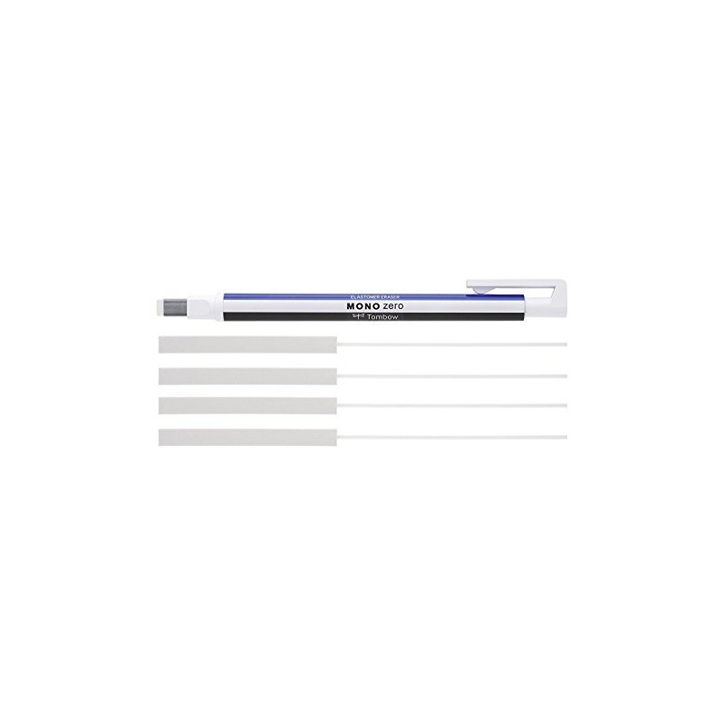 Tombow Mono Zero precision eraser and refill Mono Zero +
