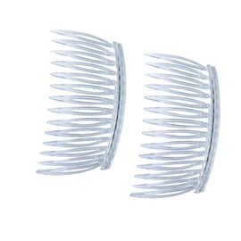 Lurrose 30pcs Plastic Hair Side Combs 14 Teeth Hair Side Combs Insert Combs Bridal Wedding Veil Comb for Fine Hair