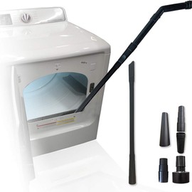 Dryer Lint Cleaner for Dryer Vent - Lint Eraser Dryer Vent Vacuum Cleaner Attachment and Lint Trap Cleaning Tool. Dryer Vent Cleaner Kit Vacuum Attachment (Standard with Adapter Set)