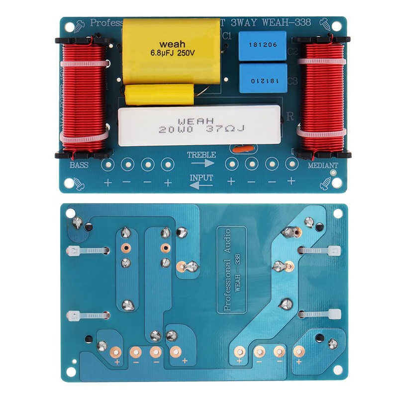 DriSentri 3 Way Crossover, 120W Speaker 3 Way Audio Frequency