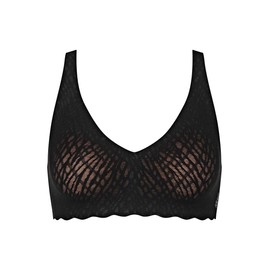 Sloggi Women's Zero Feel Bliss Soft Bra, black