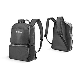 Skoda 000087327J Foldable Backpack with Straps Backpack Bag Lifestyle, Grey