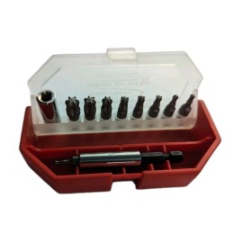 Snap-on Blue point 11Pcs Bits Torx Ball HEX Set W/Case T10-T50 +Extension SDM11KT NEW!!!