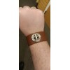 Genuine Leather Christian cross bracelet (Knights Templar)