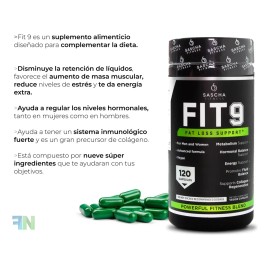 Multivitamínico Sascha Fitness Fit 9 120 Cápsulas