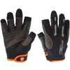 Sailing gloves Motivex® Professional Black/Orange Sizes S to XL, black,
