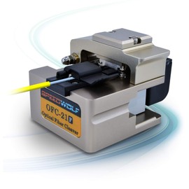 SPEEDWOLF FTTH - Cuchilla de fibra óptica de alta precisión con 16 cuchillas de superficie para empalme de fibra de 250 μm, 900 μm, 3 mm de fibra interior con soporte 4 en 1 y colector de chatarra y más de 38.000 cuchillas