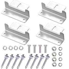 YYWEi Z-Holder Solar Panel Mount for Mounting Solar Panel Roof Mount Z Bracket with Nuts and Screws for Motorhomes, Boats, Roofs, Walls and Other Off-Frame Roof Installations