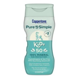 Coppertone Pure & Simple Kids Sunscreen Lotion Spf 50
