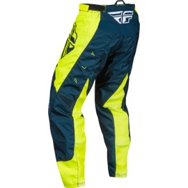 Fly Racing F-16 Men's Pants (Navy/Hi-Vis/White, Men's 36" Waist Pant)