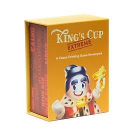 King's Cup Extreme: Classic Party Card Game - Waterproof Cards for Game Night - Mini Games, Challenges, Conversation Starters,