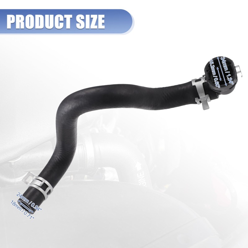 ACROPIX Water Inlet HVAC Heater Hose Replacement for Hyundai Sonata