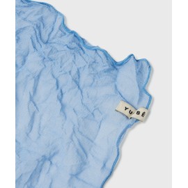 Yoonse Pleats Sheer Scarf (Blue)