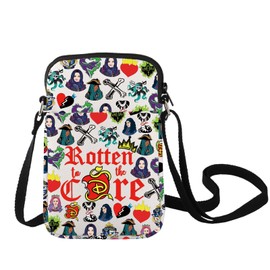 LEVLO Jay Crossbody Bag Carlos Fans Gift Rotten to the Core Mal Shoulder Bag Jay & Mal Movie Merchandise, Core C Bag