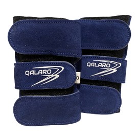 QALARO Suede Wrist Supports (Pair) with Bag | Gymnastics, Acrobatics, Cheer Adjustable Wrist Guards | Wrist Injury Prevention | Wrist Support Brace | Hand Wraps