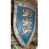 Large Medieval Knight Royal Arms Of England Three Lions Shield
