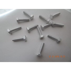 Unbranded ALUMINUM HEX CAP SCREWS 1/4-20 x 1".  12 PCS. NEW