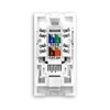 Evoges CAT6A UTP RJ45 Ethernet Module – White 25x50mm Data
