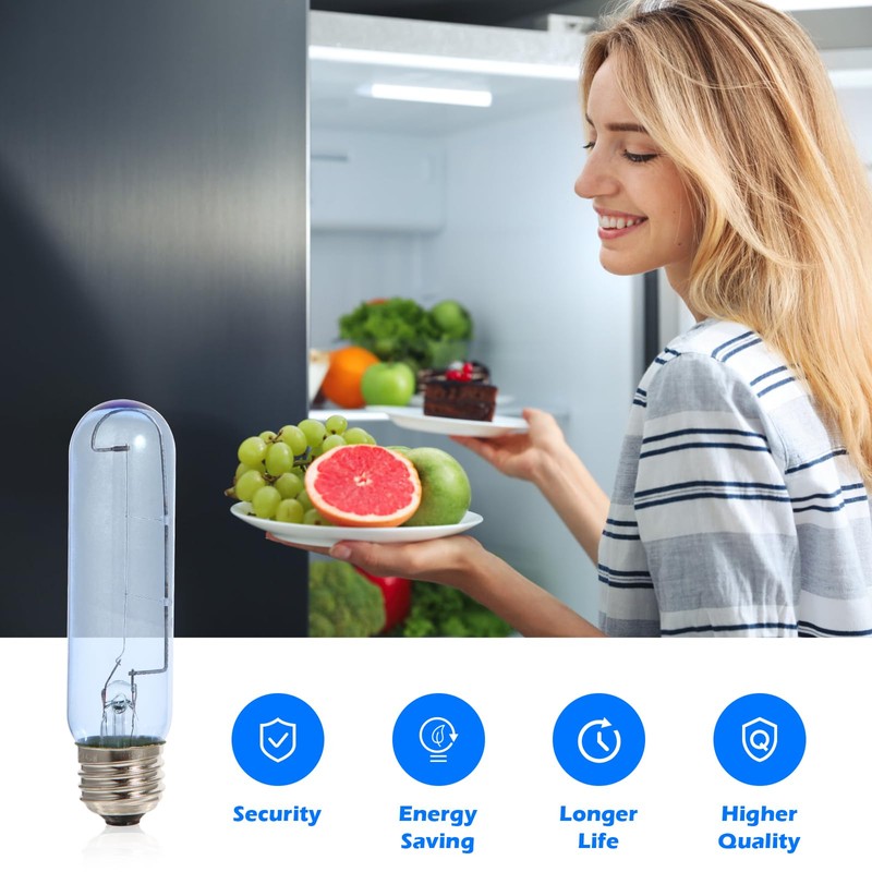 GGTE Refrigerator Light Bulbs E26 Compatible With Sub Zero,7006999 Refrigerator
