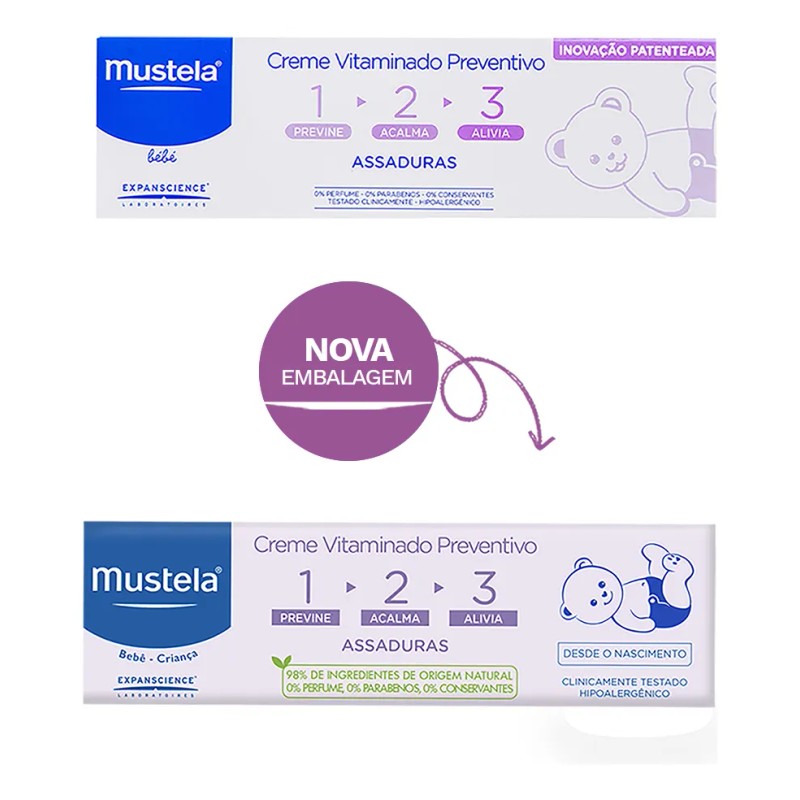 Mustela Troca de fraldas - 100 mL - Crema -