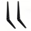 Floating Shelf L Brackets – Black Steel Wall Mount Supports