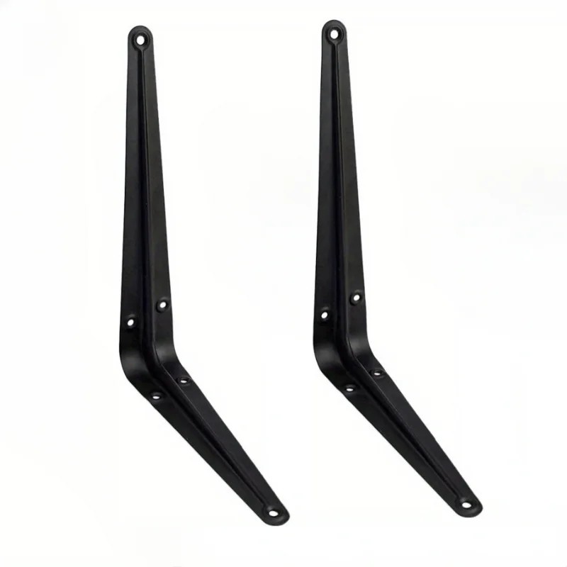 Floating Shelf L Brackets – Black Steel Wall Mount Supports
