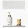 2PCS Bathroom Sink Vanity Trays, Water Absorbing Diatomite Stone Drying