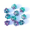 10PCs D20 Polyhedral Dice Set 22mm for DND RPG MTG