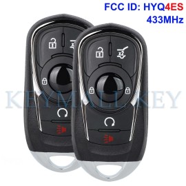 keymalll 2 HYQ4ES Remote Key Fob for Buick Enclave Encore GX 2021 2022 2023 2024 13530511