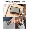 ONTERATE Weekly Pill Organiser 3 Times a Day, Large Pill