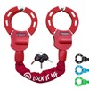 Mezelon Electric Scooter Lock, 8mm Chain Lock Bike Locks Heavy