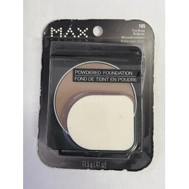 Max Factor Powdered Foundation Mirrored Compact, # 105 True Beige